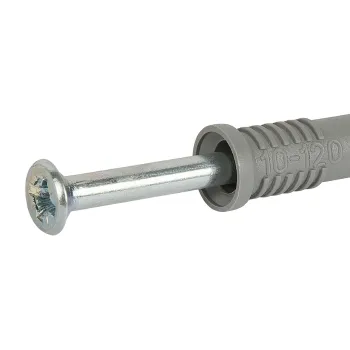 Изображение товара Дюбель-гвоздь полипропиленовый потайная манжета 10x120 мм Изображение товара Дюбель-гвоздь полипропиленовый потайная манжета 10x120 мм