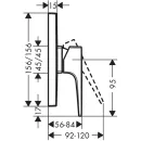 Смеситель для душа Hansgrohe Metropol 32565000_2