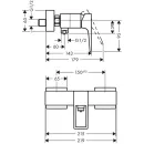 Смеситель для душа Hansgrohe Metropol 74560000_2