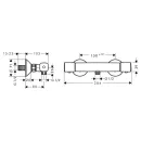 Термостат для душа Hansgrohe Ecostat Universal 13122000_2