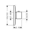 Термостат для душа Hansgrohe PuraVida 15772000_2