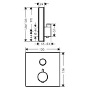Термостат для душа Hansgrohe Shower Select 15737400_2