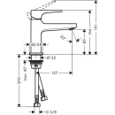 Смеситель для раковины Hansgrohe Metropol 32500000_2