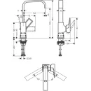 Смеситель для раковины Hansgrohe Metropol 74511000_2