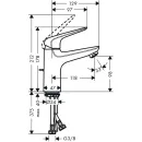 Смеситель для раковины Hansgrohe Novus 71031000_2