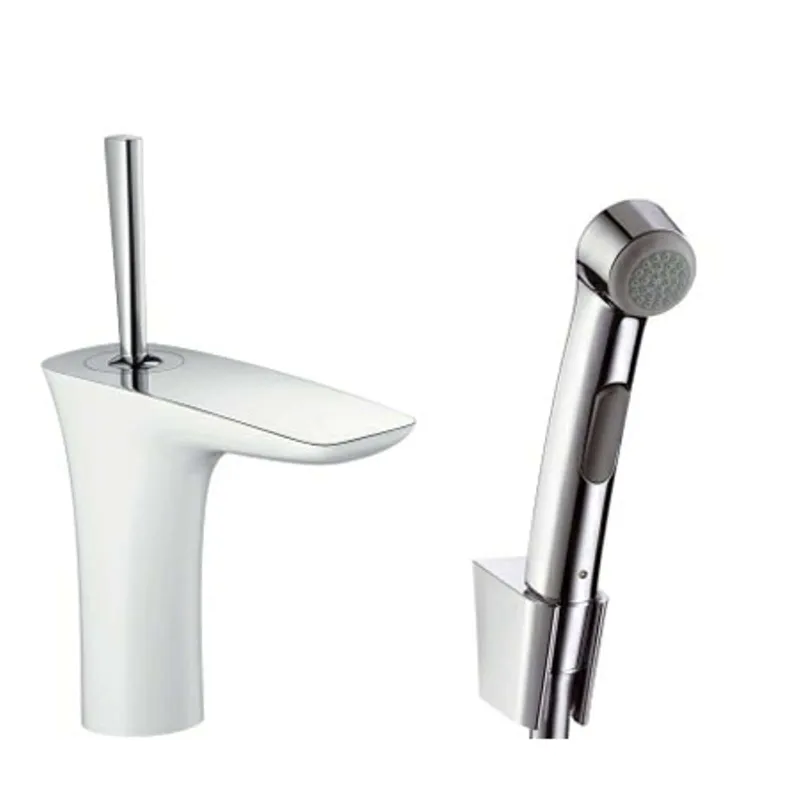 Смеситель для раковины Hansgrohe PuraVida 15275400 с гигиеническим душем_1