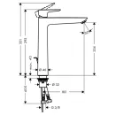 Смеситель для раковины Hansgrohe Talis E 71716000_2