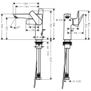 Смеситель для раковины Hansgrohe Talis E 71754000_2