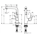 Смеситель для раковины Hansgrohe Тalis S New 72105000_2