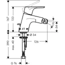Смеситель для биде Hansgrohe Focus 31920000_2