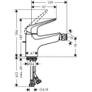 Смеситель для биде Hansgrohe Novus 71142000_2
