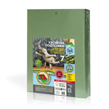 Изображение товара Подложка хвойная Steico 790x590x5,5мм для ламината паркета 7м2 Изображение товара Подложка хвойная Steico 790x590x5,5мм для ламината паркета 7м2