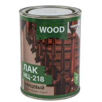 Изображение товара Лак глянцевый НЦ-218 FARBITEX PROFI WOOD 0.7 кг для дерева Изображение товара Лак глянцевый НЦ-218 FARBITEX PROFI WOOD 0.7 кг для дерева