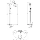 Душевая система Hansgrohe Croma 220 27223000_2