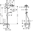 Душевая система Hansgrohe Crometta 160 1jet 27264400_2