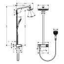 Душевая система Hansgrohe Raindance Select E300 2jet 27126000_2