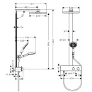 Душевая система Hansgrohe Raindance Showerpipe E300 ST 27361000_2