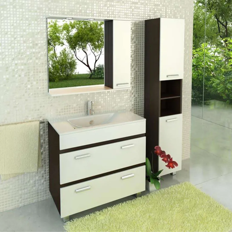 Тумба с раковиной Comforty Манчестер 90 венге_1