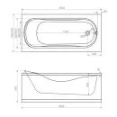 Ванна акриловая Domani-Spa Classic 160х70 см_5