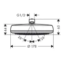 Верхний душ Hansgrohe Crometta 160 1jet 26577000_2