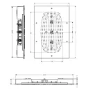 Верхний душ Hansgrohe Raindance Rainmaker Air 68x46 3jet 28417000_2