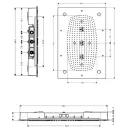 Верхний душ Hansgrohe Raindance Rainmaker Air 68x46 3jet 28418000 с подсветкой_2