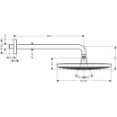 Верхний душ Hansgrohe Raindance Select S 300 2jet 27378000_2