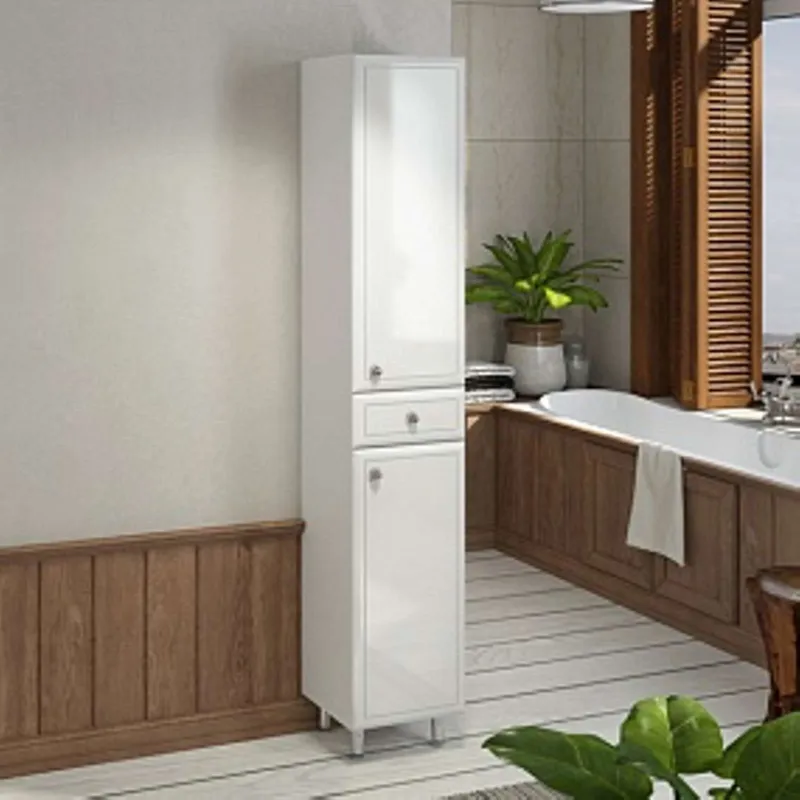 Пенал Comforty Сочи 35 белый правый_1