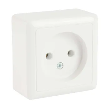 Изображение товара Розетка одноместная накладная без заземления Systeme Electric Хит Изображение товара Розетка одноместная накладная без заземления Systeme Electric Хит