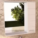 Зеркальный шкаф Comforty Модена 75 белый_1