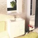 Зеркальный шкаф Comforty Модена 75 белый_3