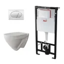 Комплект инсталляция Alcaplast 3 в 1 с унитазом Sanita Аттика Люкс SL DM (4137656)_1
