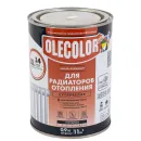 Эмаль алкидная для радиаторов Olecolor белая глянцевая 0,9кг_1