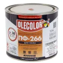 Эмаль ПФ-266 для пола Olecolor желто-коричневая глянцевая 1,9кг_1