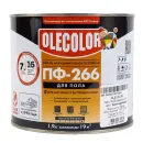 Эмаль ПФ-266 для пола Olecolor желто-коричневая глянцевая 1,9кг_2