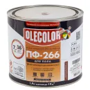 Эмаль ПФ-266 для пола Olecolor красно-коричневая глянцевая 1,9кг_2