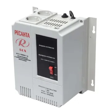 Стабилизатор напряжения настенный Ресанта АСН- 1000 Н/1-Ц Lux 1000 Вт 220В