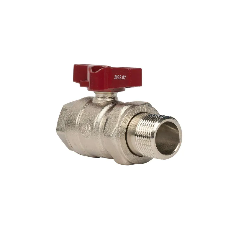 Кран шаровый со сгоном Miraya 3/4" бабочка_1
