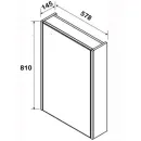 Зеркальный шкаф Roca Up 60 (ZRU9303025)_2