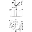 Раковина Jacob Delafon Patio 45 E4158NG-00_2