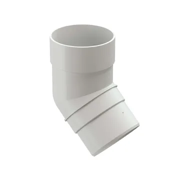 Колено трубы 45° 85мм Docke Premium белое