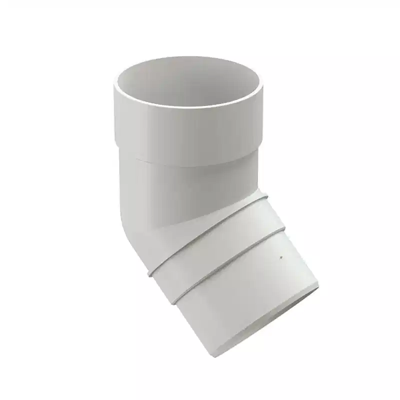 Колено трубы 45° 85мм Docke Premium белое_1