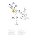 Колено трубы 45° 85мм Docke Premium белое_3
