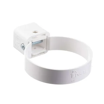 Изображение товара Хомут трубы 92мм Docke Premium белый для водосточной системы Изображение товара Хомут трубы 92мм Docke Premium белый для водосточной системы