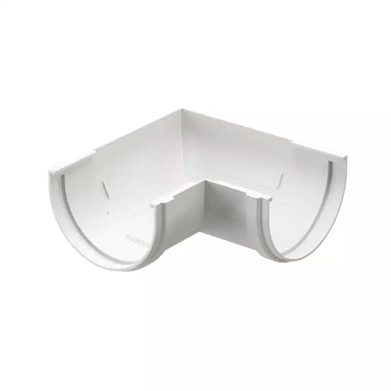 Угол желоба 90° 120мм Docke Premium белый_1