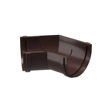Угол желоба 135° 120мм Docke Premium коричневый