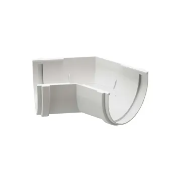 Угол желоба 135° 120мм Docke Premium белый