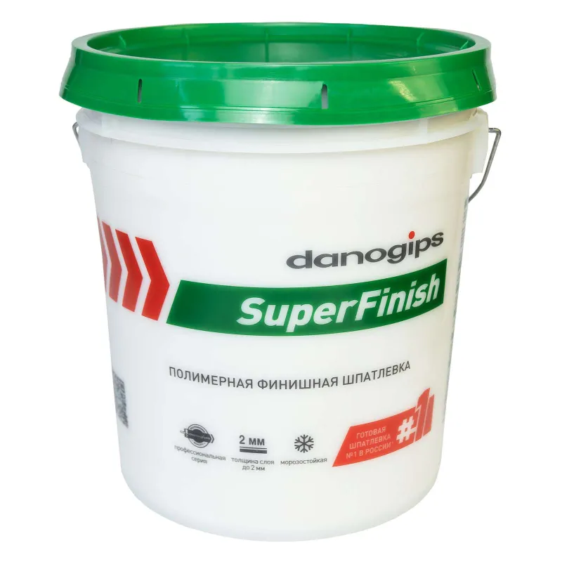 Шпаклевка финишная готовая Danogips SuperFinish, 28 кг_1
