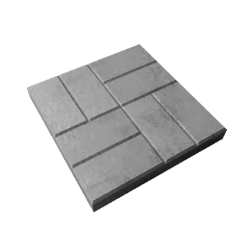 Изображение товара Тротуарная плитка 8 кирпичей 40x40 см серого цвета Изображение товара Тротуарная плитка 8 кирпичей 40x40 см серого цвета