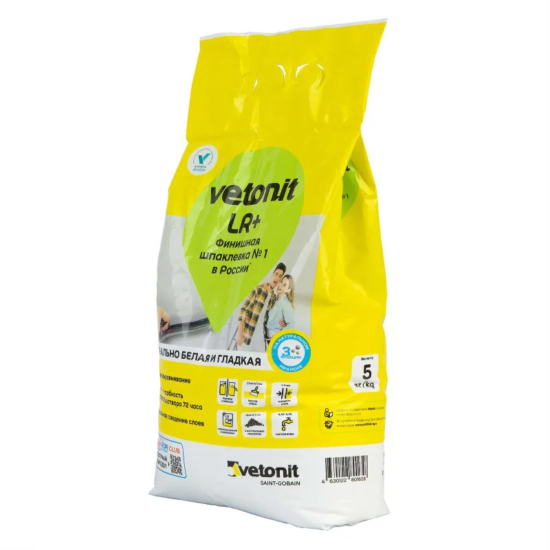 Шпаклевка полимерная финишная Vetonit LR+, 5 кг_1